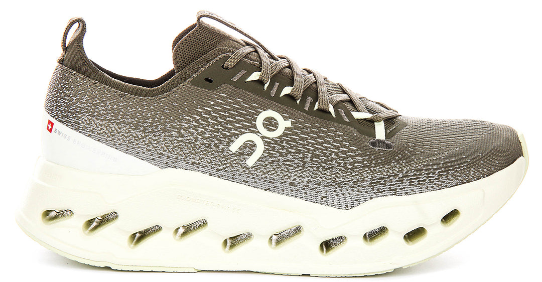 On Running Cloudsurfer Max In Olive For Men