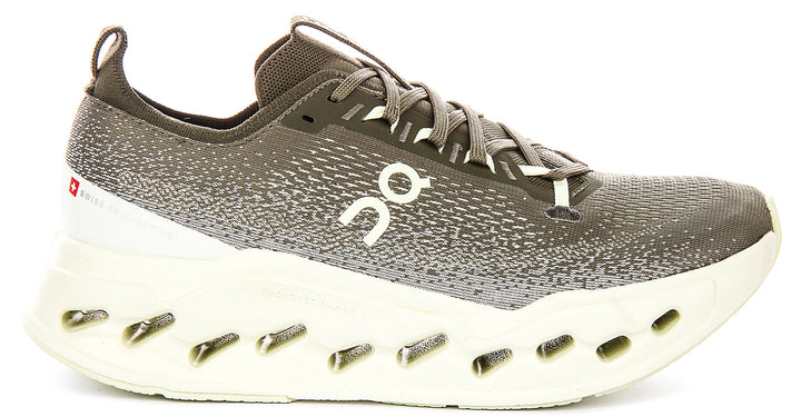 On Running Cloudsurfer Max In Olive For Men