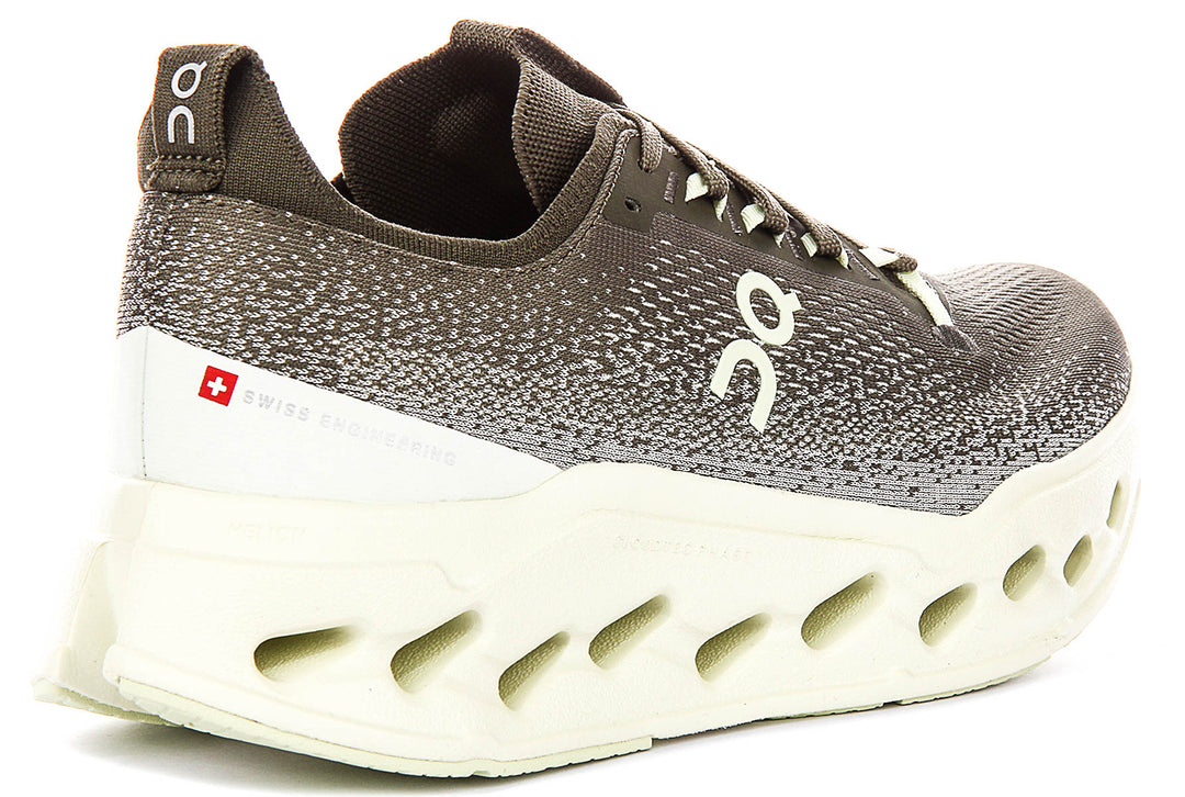 On Running Cloudsurfer Max In Olive For Men