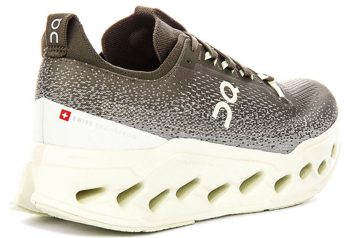 On Running Cloudsurfer Max In Olive For Men