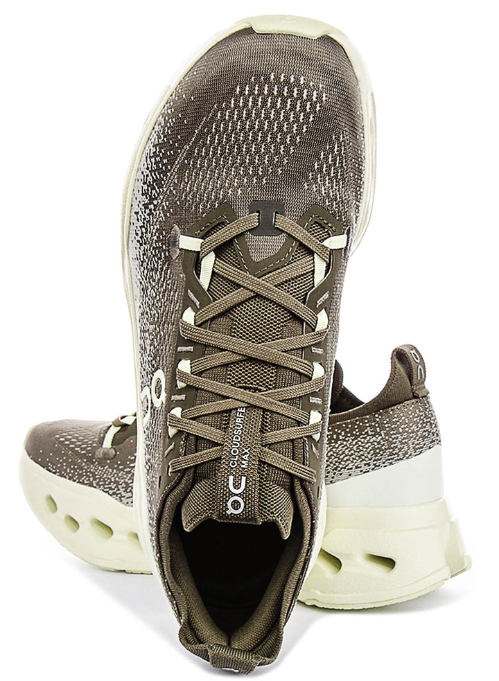 On Running Cloudsurfer Max In Olive For Men