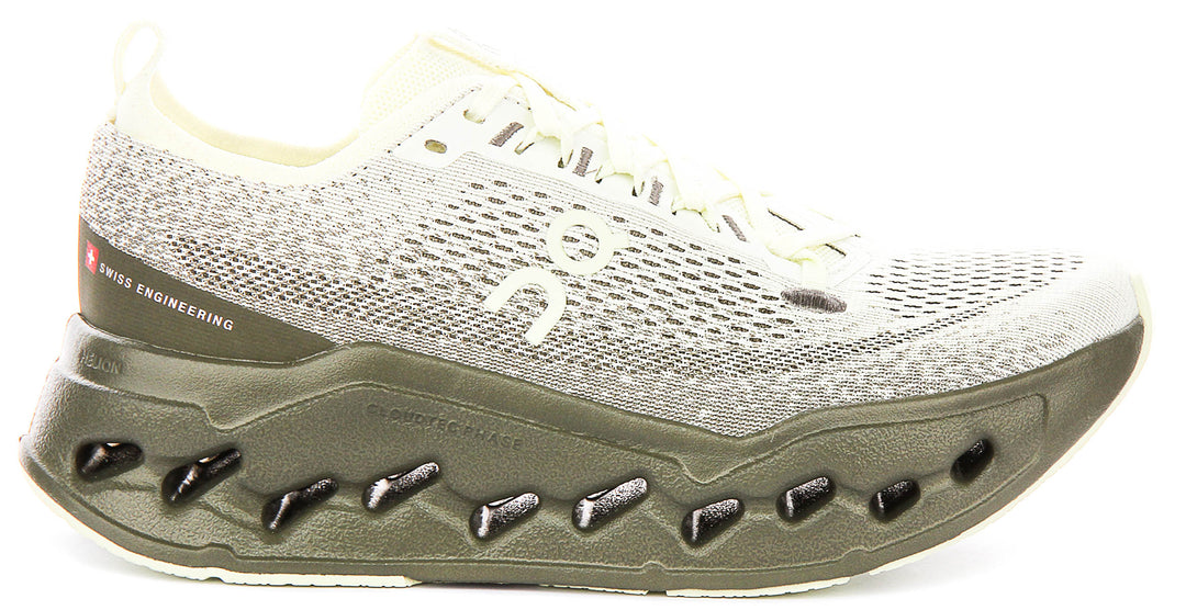 On Running Cloudsurfer Max In Olive For Women