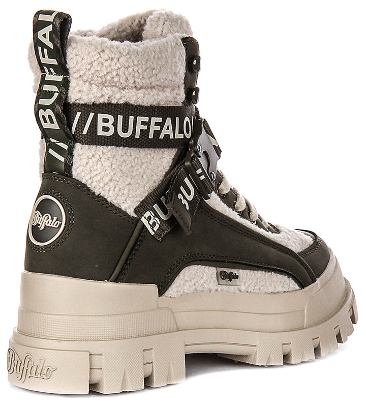 Buffalo Aspha Com1 Warm In Olive Beje For Women