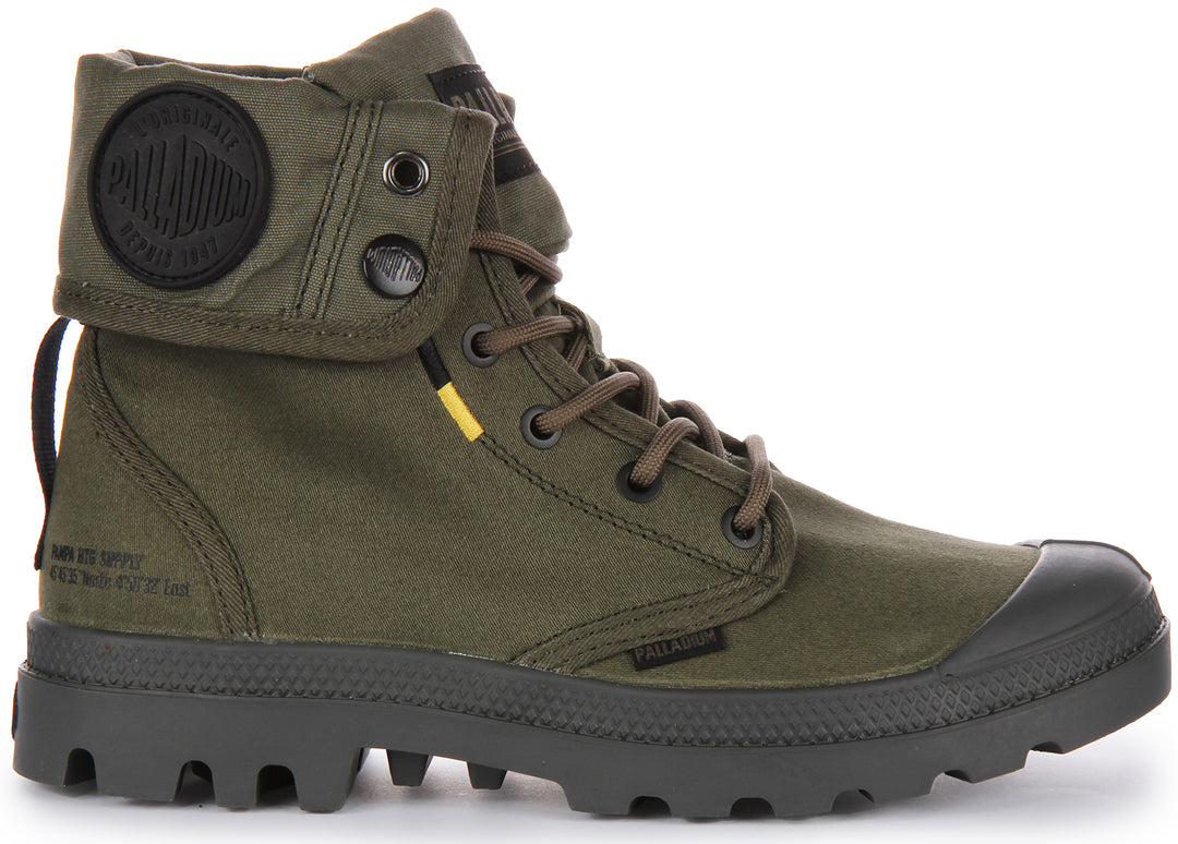 Palladium Pampa Baggy Supply In Olive Green