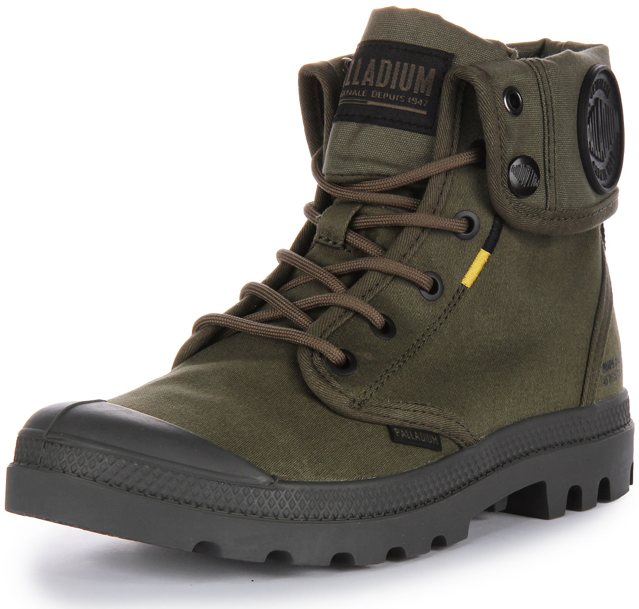 Army green palladium boots sale