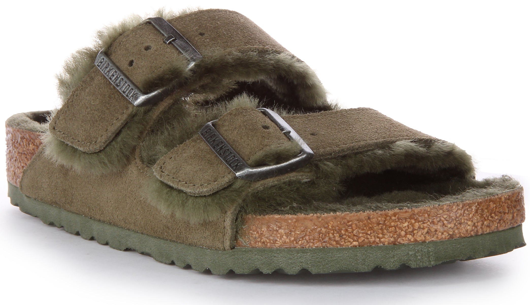 Olive green arizona online birkenstocks