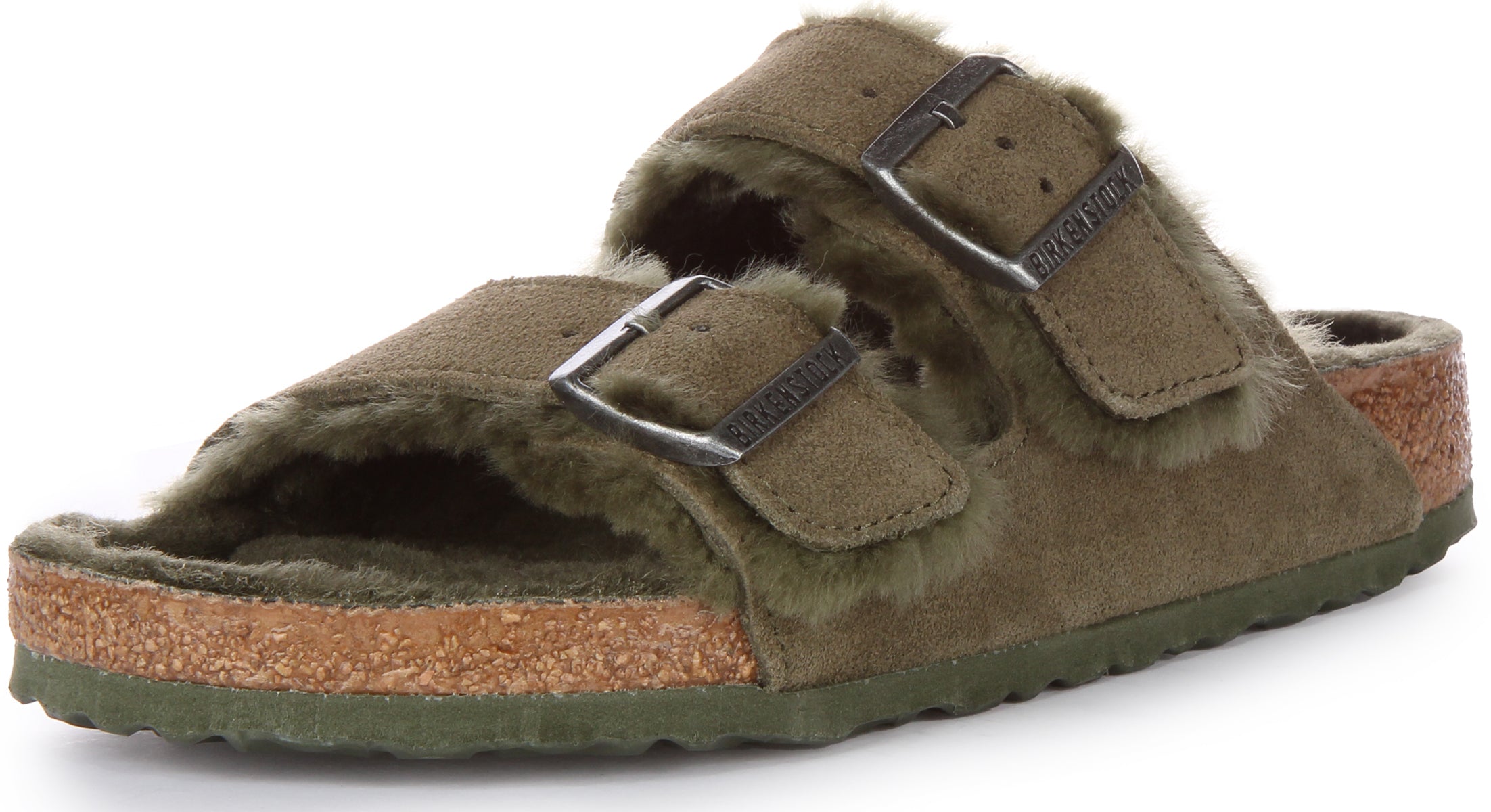 Olive green hot sale arizona birkenstocks