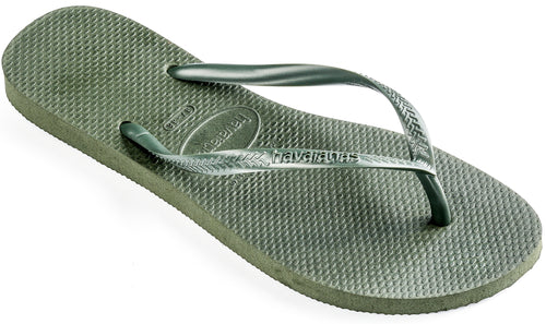 Havaianas Slim In Olive Green For Women