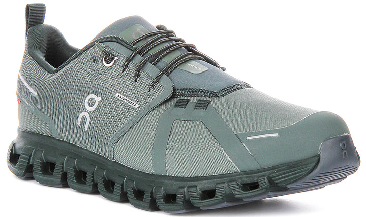 On Running Cloud 6 Waterproof In Olivegreen For Men