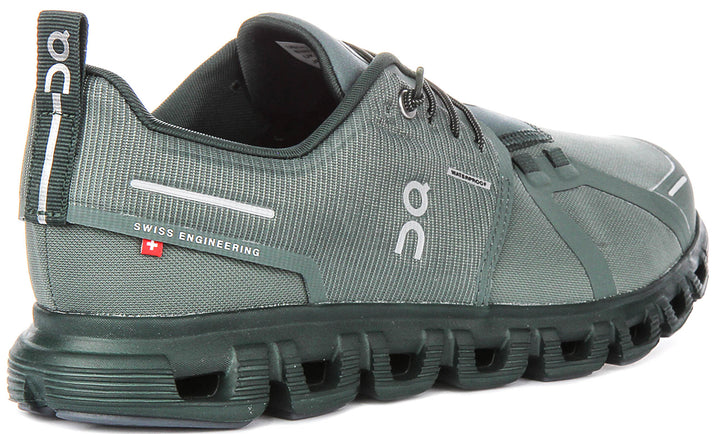 On Running Cloud 6 Waterproof In Olivegreen For Men