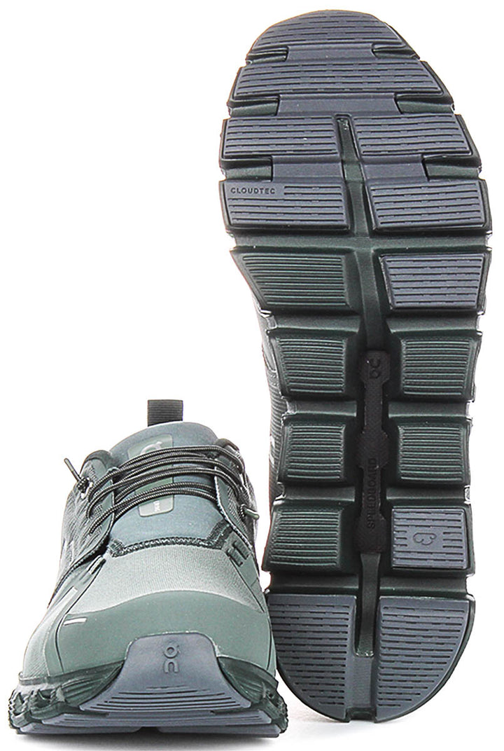 On Running Cloud 6 Waterproof In Olivegreen For Men