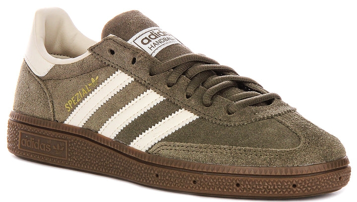 Adidas Handball Spezial In Olive White