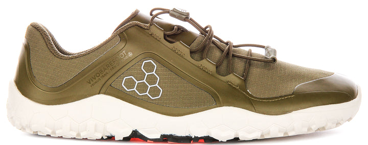 Vivobarefoot Primus Trail In Olivewhite For Men