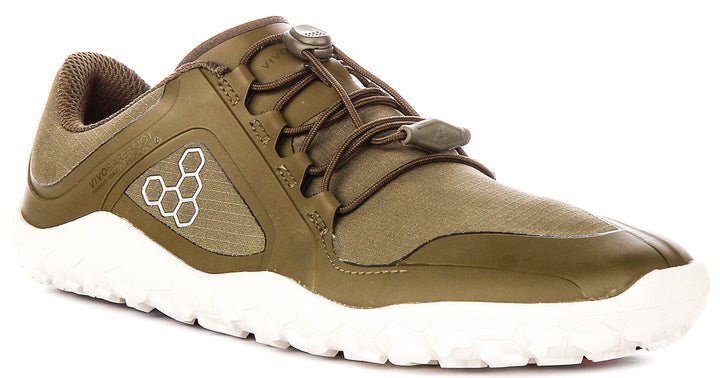 Vivobarefoot Primus Trail In Olive White For Women