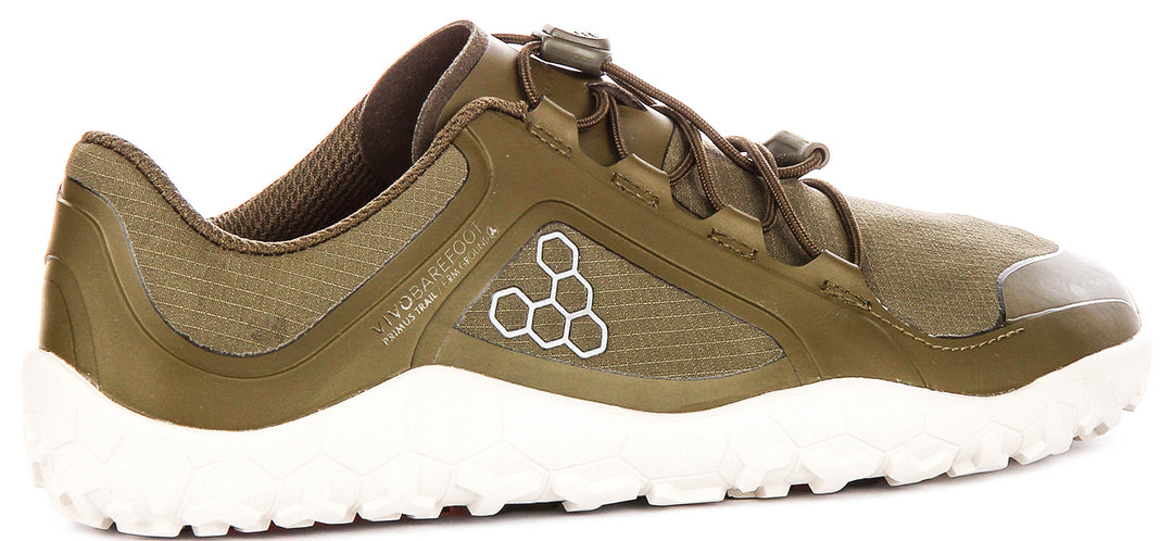 Vivobarefoot Primus Trail In Olive White For Women