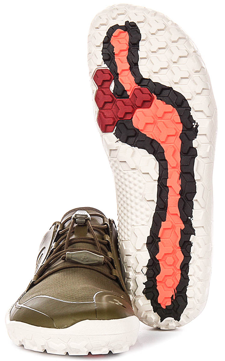 Vivobarefoot Primus Trail In Olive White For Women