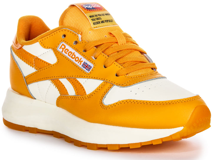 Reebok Classic Leather Semi Fire Spark In Orange For Women