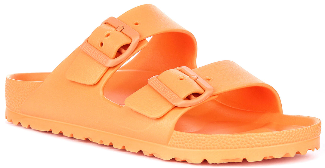 Birkenstock Arizona Eva In Papaya Orange | Narrow Fit
