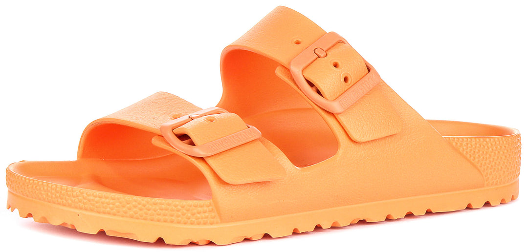 Birkenstock Arizona Eva In Papaya Orange | Narrow Fit