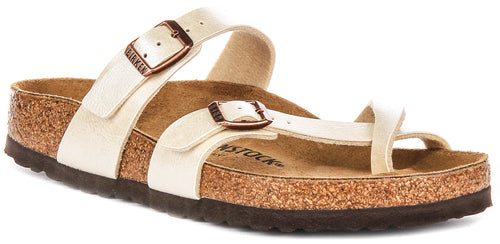 Birkenstock Mayari In Pearl White For Women | Regular Fit