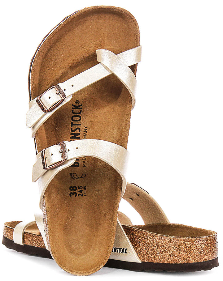 Birkenstock Mayari In Pearl White For Women | Regular Fit