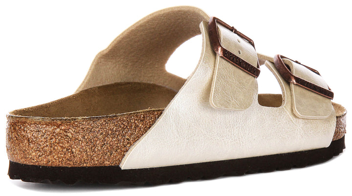 Birkenstock Arizona Bs In Pearl White | Regular Fit