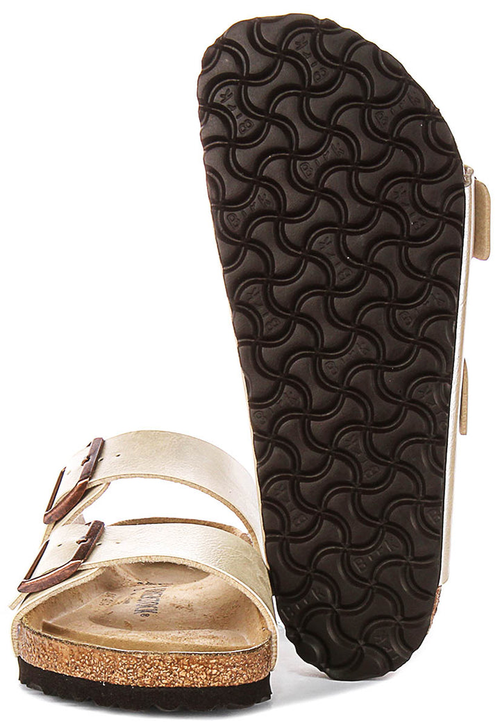 Birkenstock Arizona Bs In Pearl White | Regular Fit