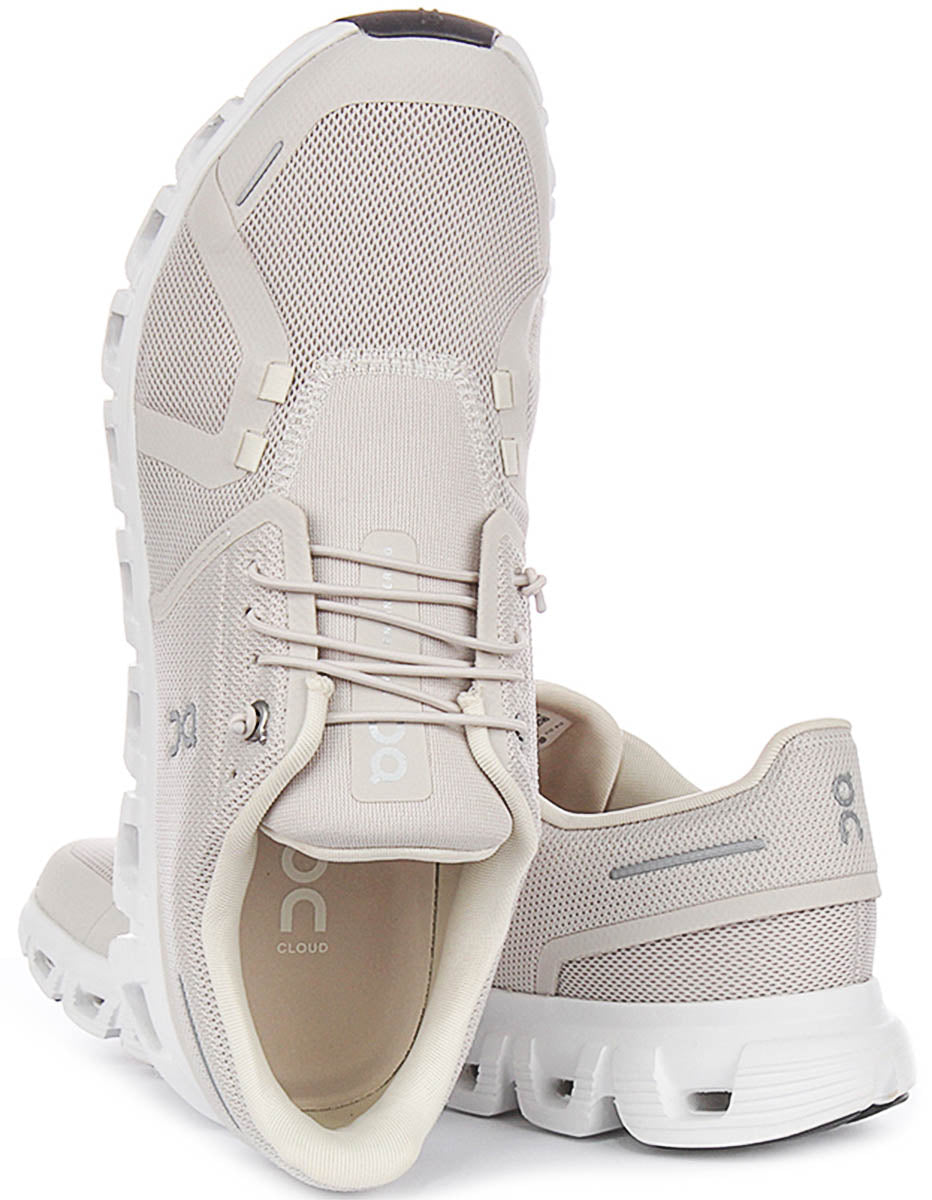 On Running Cloud 6 In Pearl White For Men