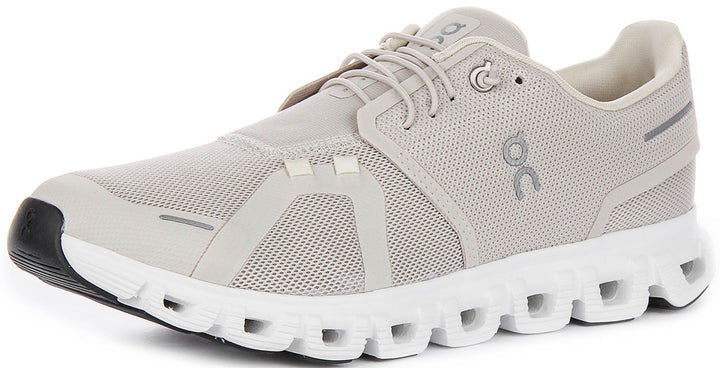 On Running Cloud 6 In Pearl White For Men