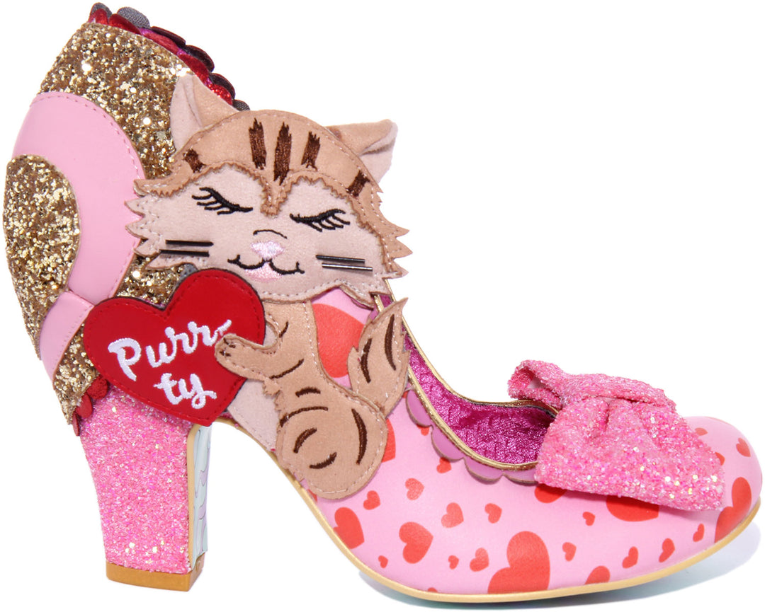 Irregular Choice Smitten Kittens In Pink For Women