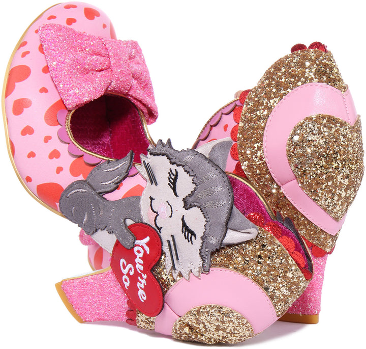 Irregular Choice Smitten Kittens In Pink For Women