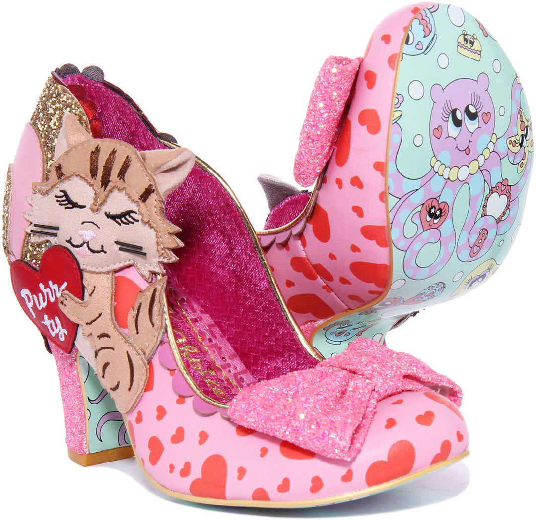 Irregular Choice Smitten Kittens In Pink For Women