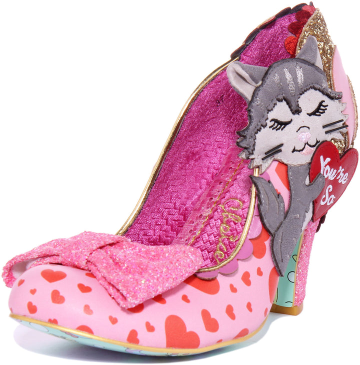 Irregular Choice Smitten Kittens In Pink For Women
