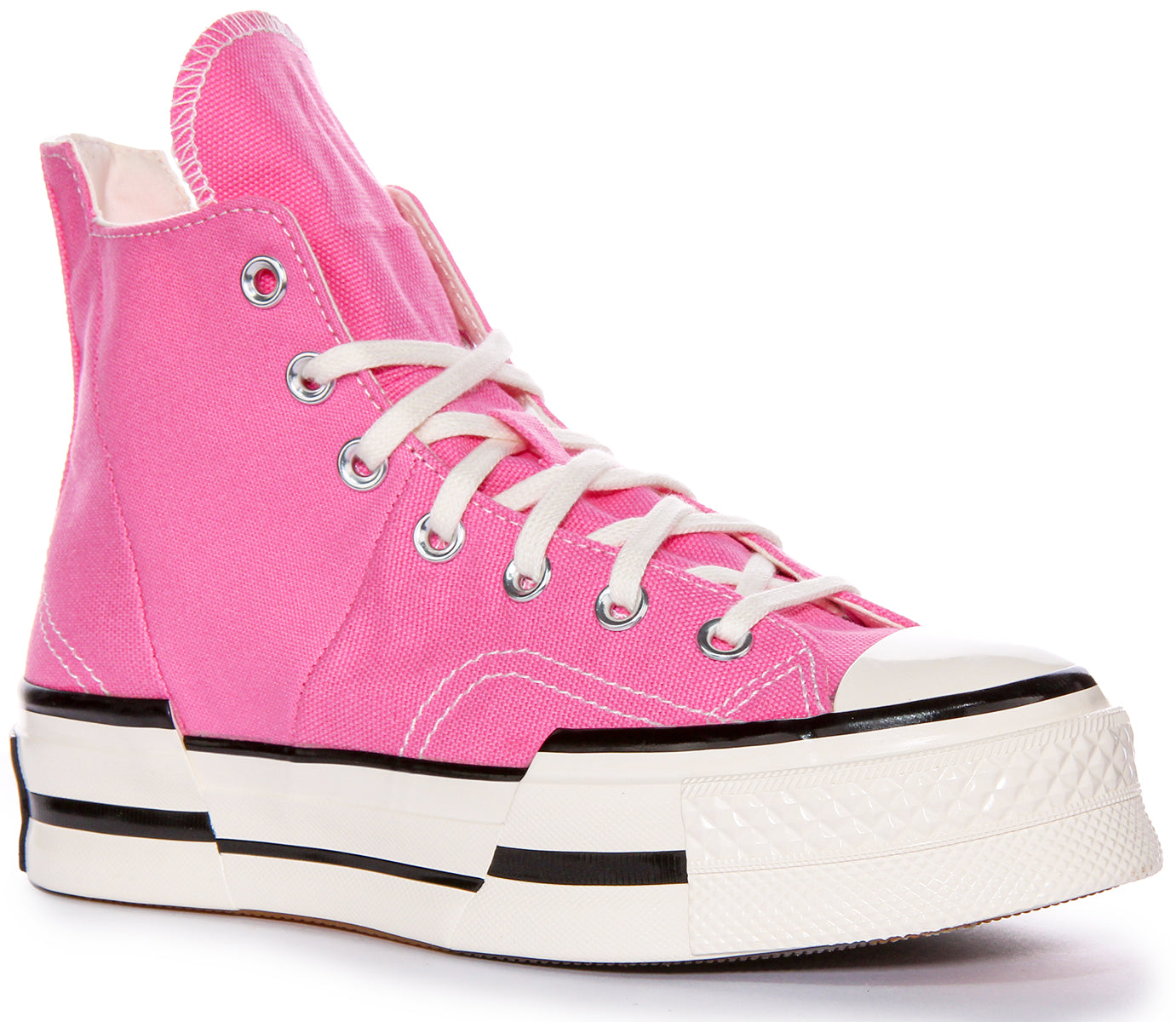 Converse A05466C Chuck 70 Plus In Pink Hi Top Platform 4feetshoes