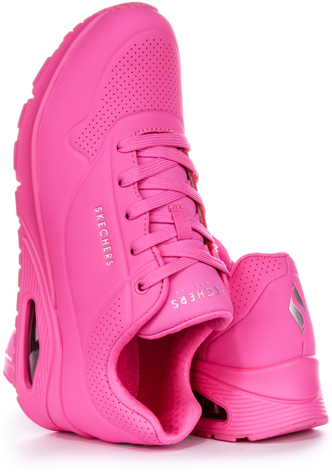 Skechers Uno Stand On In Pink For Women