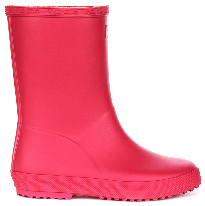 Hunter Kids First Boot In Pink For Infants