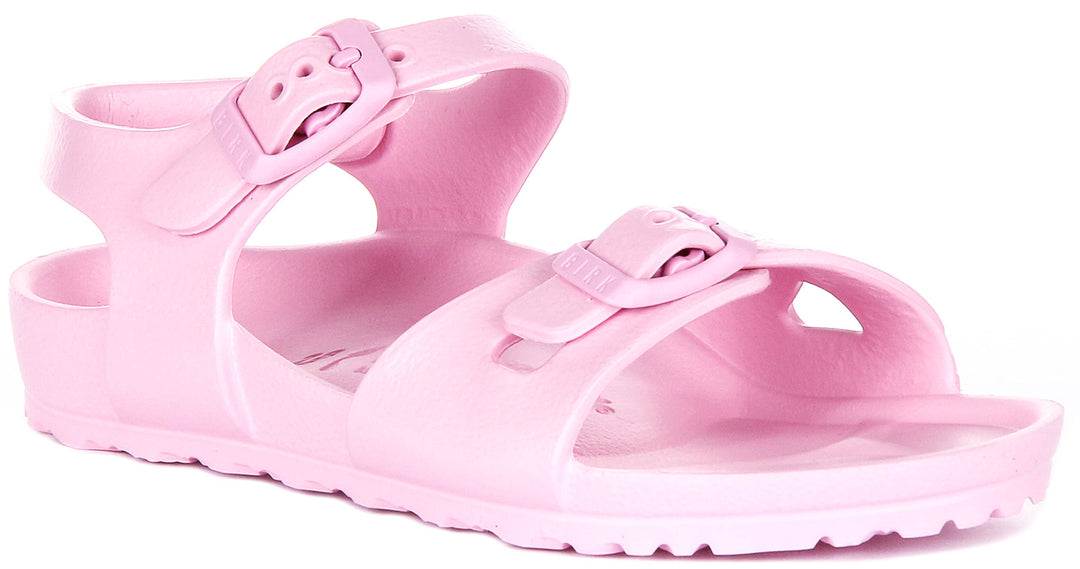 Birkenstock Rio Eva Kinder In Pink | Schmale Passform