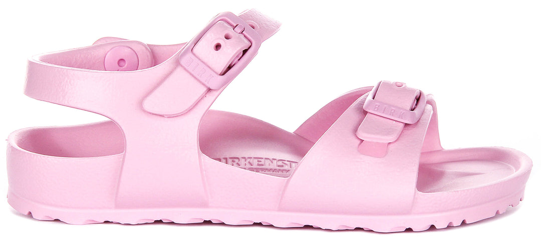 Birkenstock Rio Eva Kinder In Pink | Schmale Passform