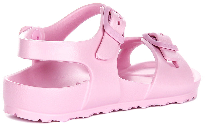 Birkenstock Rio Eva Kinder In Pink | Schmale Passform