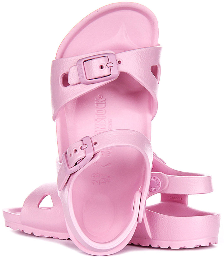 Birkenstock Rio Eva Kinder In Pink | Schmale Passform