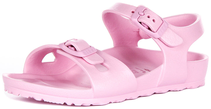 Birkenstock Rio Eva Kinder In Pink | Schmale Passform
