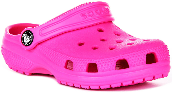 Crocs Classic Clog In Pink For Kid