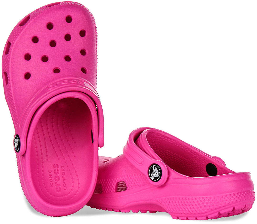 Crocs Classic Clog In Pink For Kid