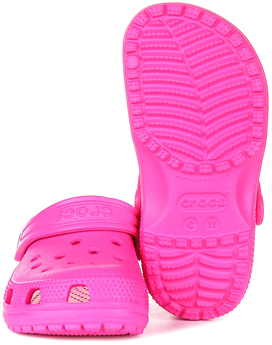 Crocs Classic Clog In Pink For Kid