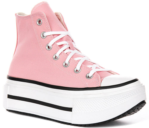 Converse Chuck Taylor All Star Double Stack A15012C en Rosa