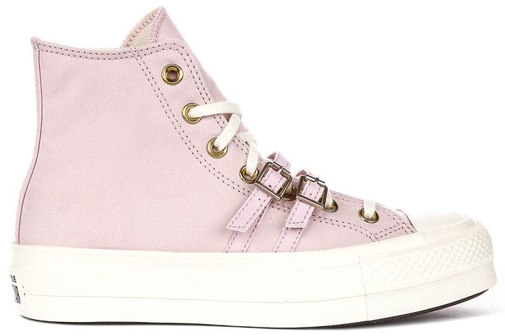 Converse Chuck Taylor All Star Lift Hi A11864C In Pink Buckles