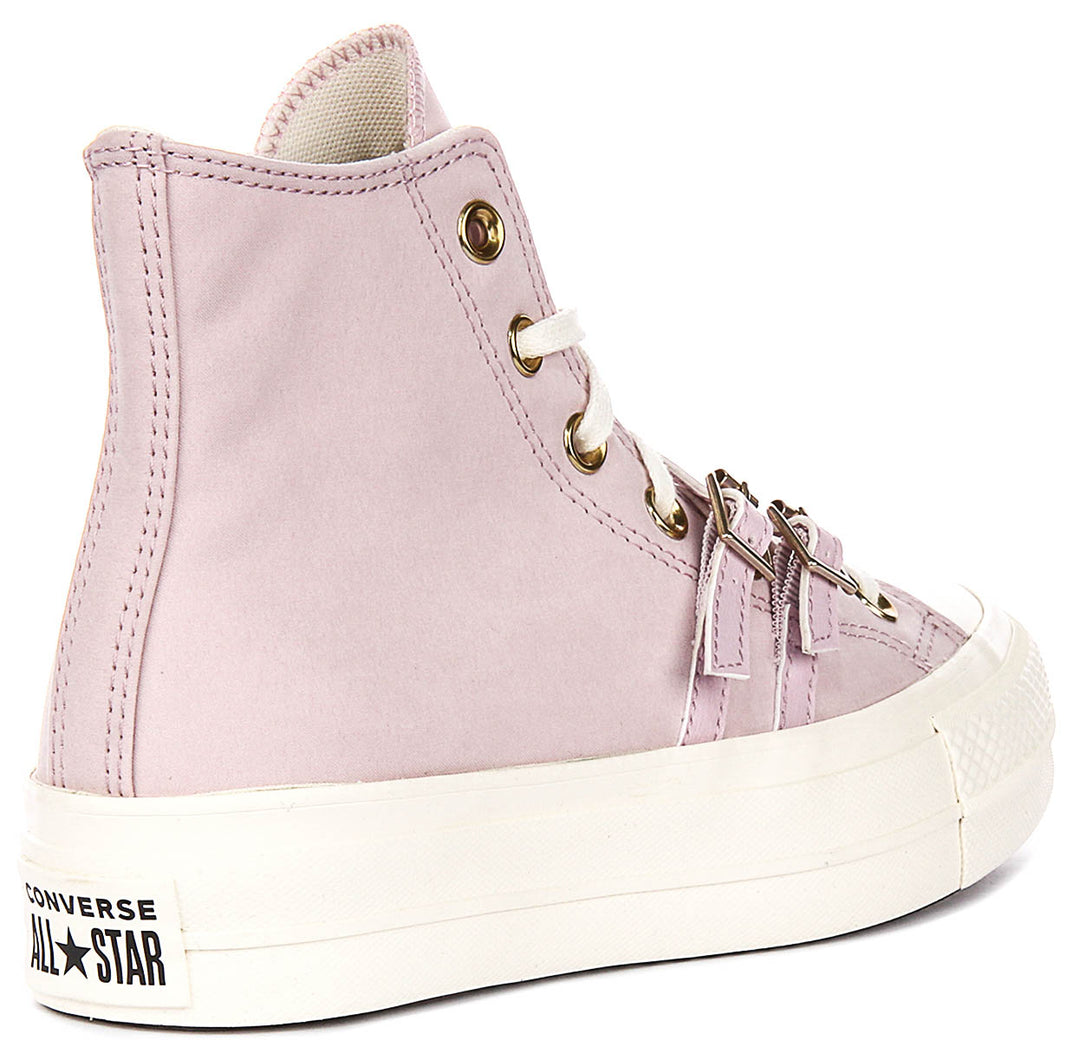 Converse Chuck Taylor All Star Lift Hi A11864C In Pink Buckles