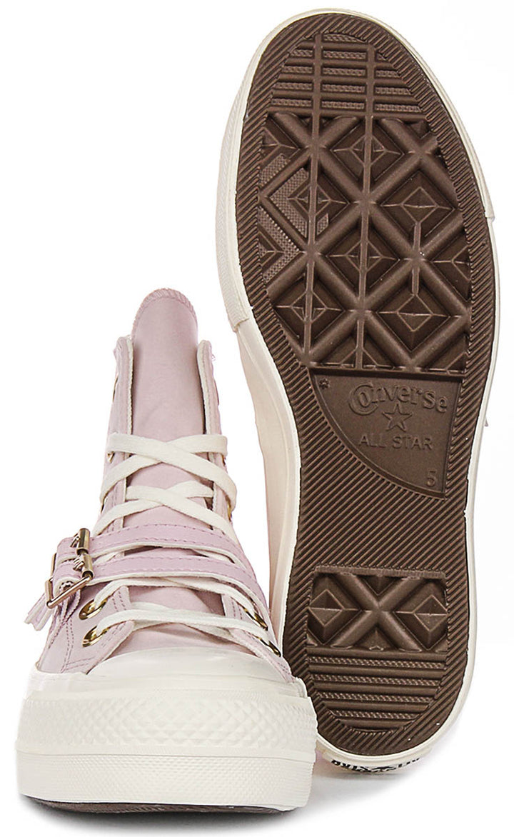 Converse Chuck Taylor All Star Lift Hi A11864C In Pink Buckles