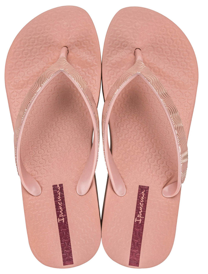 Ipanema Mesh X Platform Flip Flops In Pink For Women