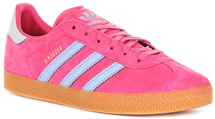 Adidas Gazelle J In Pink For Youth